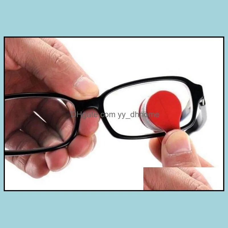 New Arrive Mini Sun Glasses Eyeglass Microfiber Brush Cleaner Home Office Easy