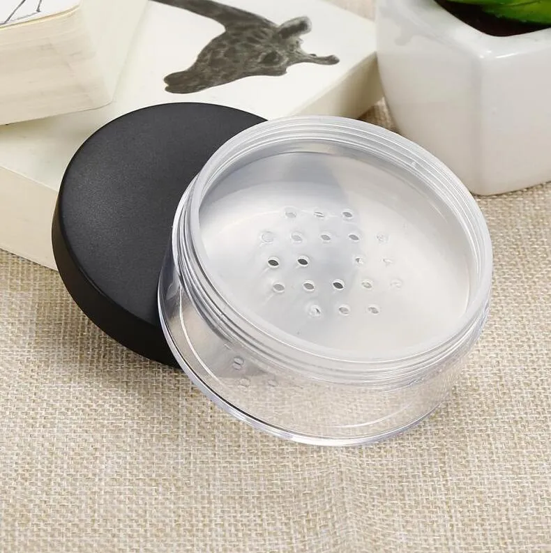 50g 50 ml Pusty Sifter Jar Loose Proszek Blusher Puff Case Box Makeup Słoiki Kosmetyczne Pojemniki z przesiewnikami