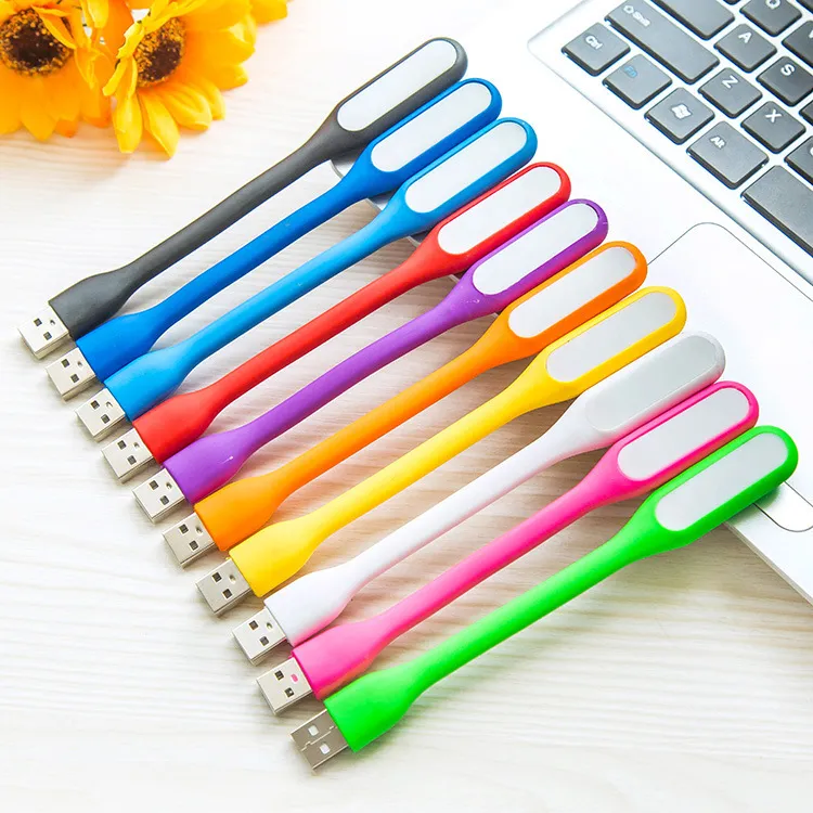 Flexible Bendable Mini USB LED Lamp Light For Notebook, Laptop