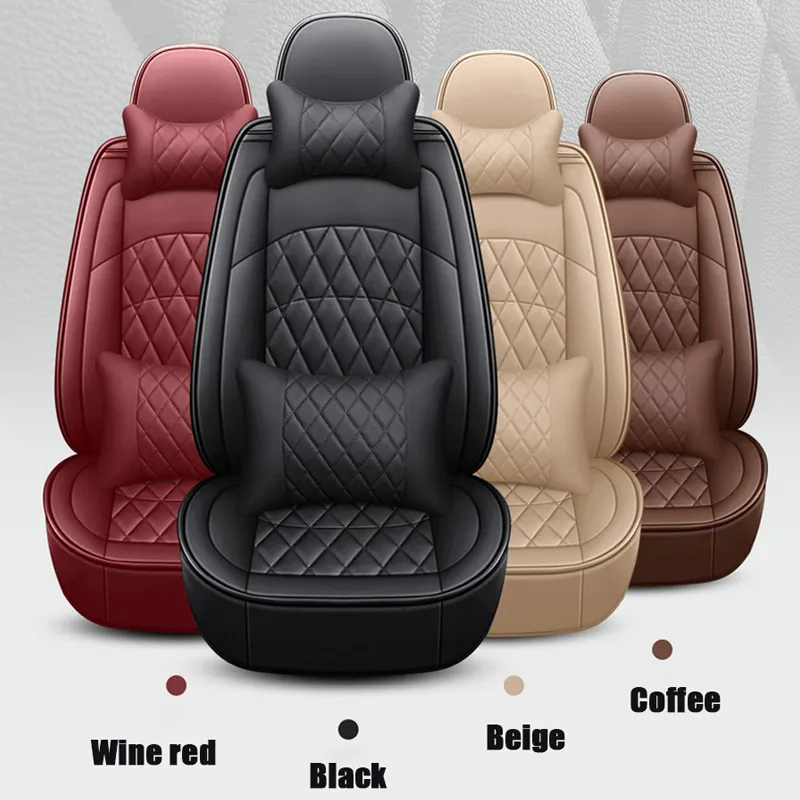 Tike Smart Protector de asiento de coche premium (marrón claro (beige  claro), respaldo alto)