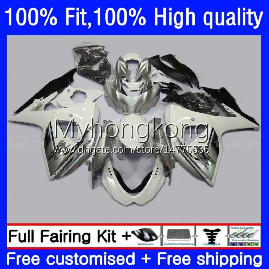 Injection For SUZUKI GSXR 1000CC 1000 CC 2009 2010 2011 2012 2013 2015 2016 Body Silvery white 28No.80 K9 GSXR-1000 GSX-R1000 09-16 GSXR1000 09 10 11 12 13 14 16 OEM Fairing