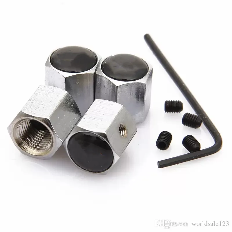 4 pièces/lot verrouillable antivol voiture pneu vannes tige de pneu bouchons d'air couvercle hermétique pour e60 e90 X1 X3 X5