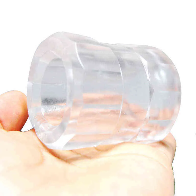 NXY Ringe TPR Soft Ring Ball Stretcher Erektionsverzögerung Hodensack Bondage Herren Sexspielzeug für Erwachsene für Männer 1123_voghion.com