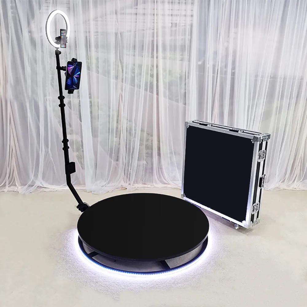 Automatic 360 Photo Booth Degree Spinner Video Booth Photomaton 360  Photobooth