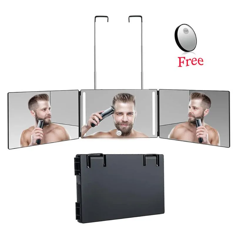 3 Way Mirror for Hair Cutting, Barber Mirror Self Cut, Self Haircut Mirror  to Se