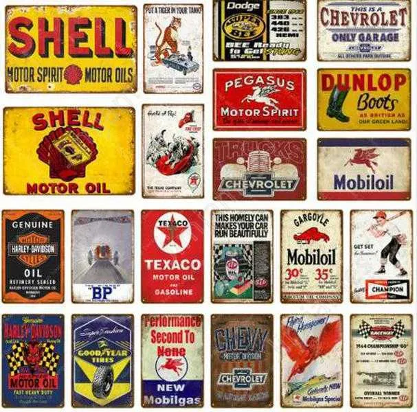 Vintage Metal Tin Signs For Wall Decor London Paris City Sights Iron Paintings 20*30cm Metal Signs Tin Plate Pub Bar Garage Home DAJ128