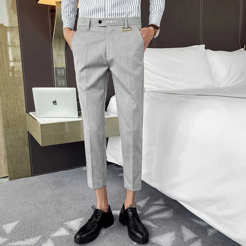 Mens Linen Blend Business Dress Pants with Embroidery, Full Length, Regular  Fit, Zipper Fly Closure from Dhgate Mens Pants - price 25.67