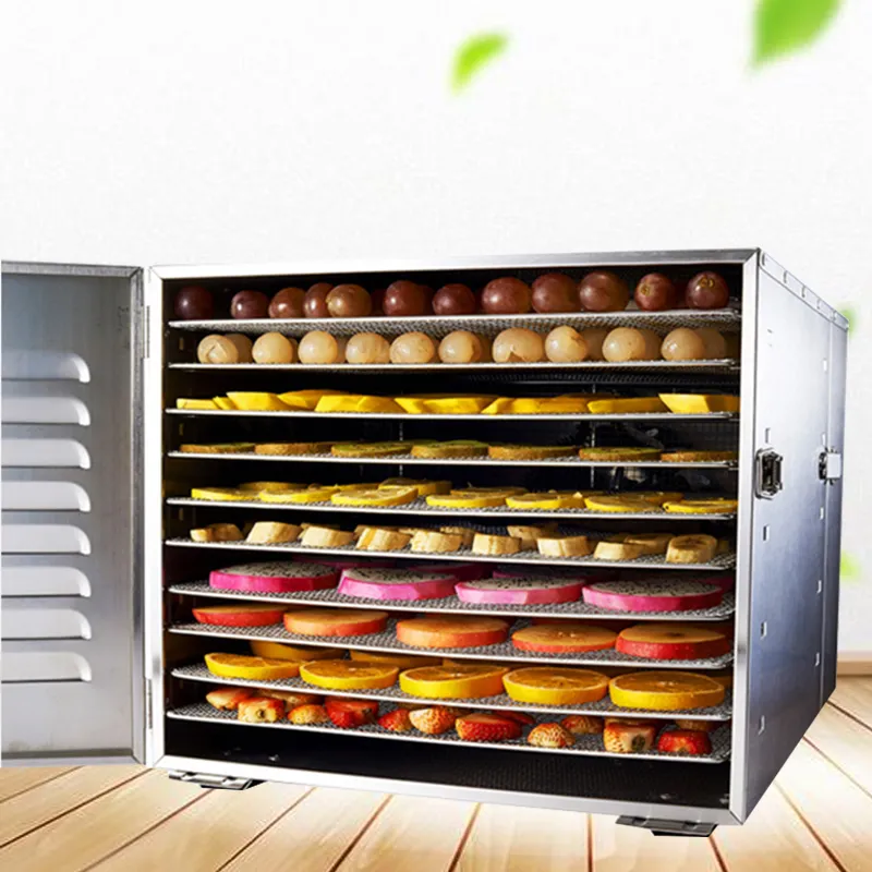 10 plateaux déshydrateur alimentaire Machine de séchage de fruits séchoir  pour légumes fruits secs Machine de séchage de viande acier inoxydable