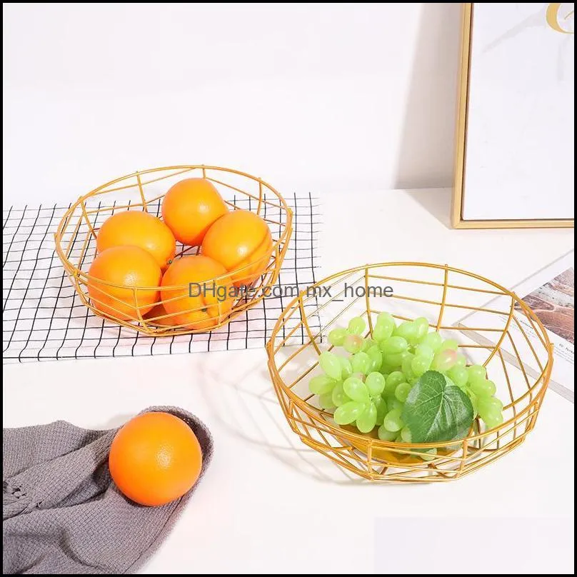 Hanging Baskets Nordic Wrought Iron Fruit Basket Kitchen Storage Product Snacks Home Products