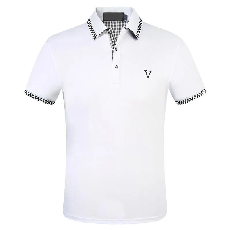 Moda Tasarımcısı erkek Polo Gömlek Kısa Kollu T-shirt Orijinal Tek Yaka Ceket Spor Koşu Suit No.Sp