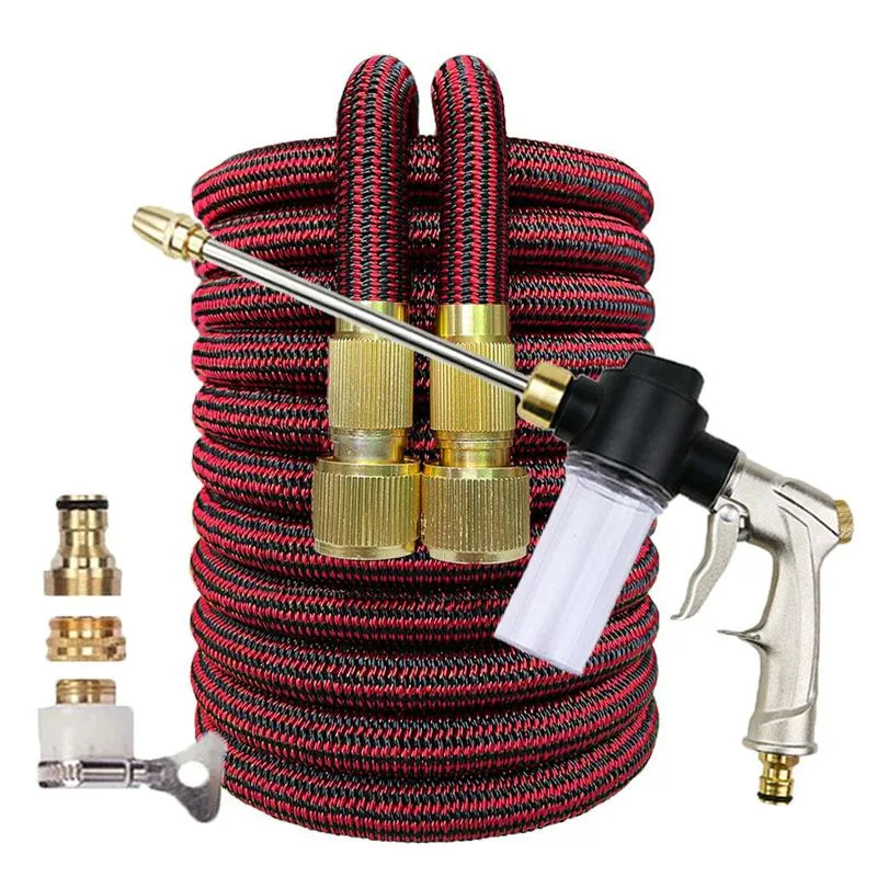 Watering Equipments Upgraded Expandable Garden Hose High Pressure Car