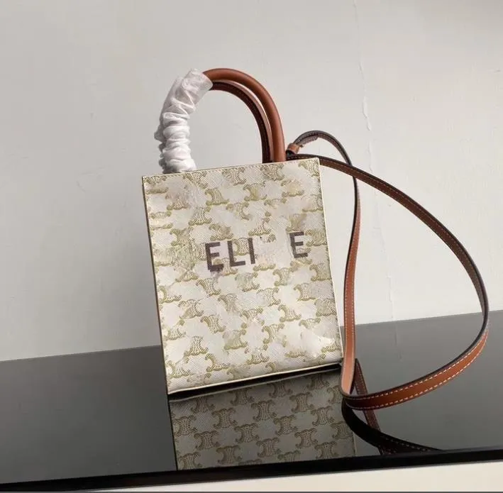De nieuwste model Tote Bag Dames Fashion Simple Color Matching Letter Handtas Schouder Diagonale tas