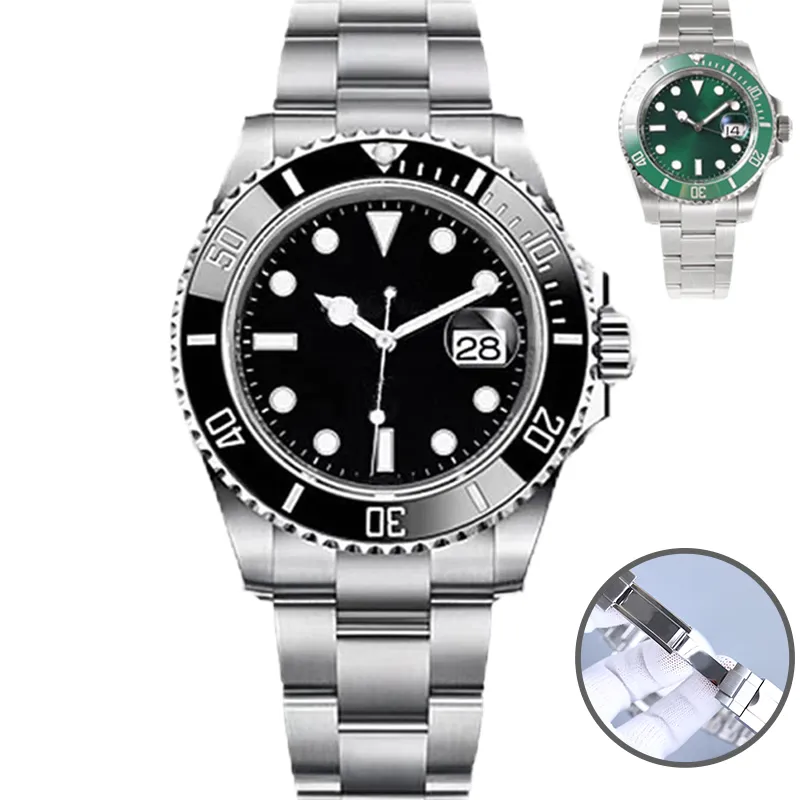 Oglądaj automatyczne mechaniczne męskie zegarki 40MM Life wodoodporny zegarek ze stali nierdzewnej srebrna opaska biznesowa opaska na nadgarstek Montre de Luxe