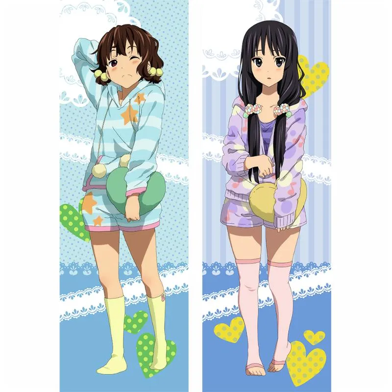 Pillow Case Coscase Japanese Anime Dakimakura K ON Yamanaka Akiyama Mio Hirasawa Ui Hugging Body Pillowcase