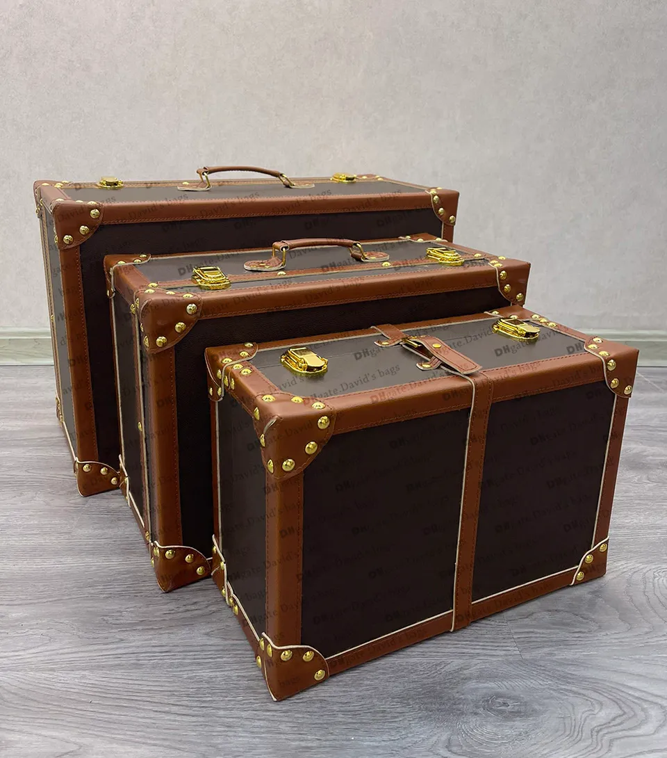 France`s Top Luxury Design For Men and Women Suitcases Storage Box Travel Bag Three Sizes Handmade Original Quality