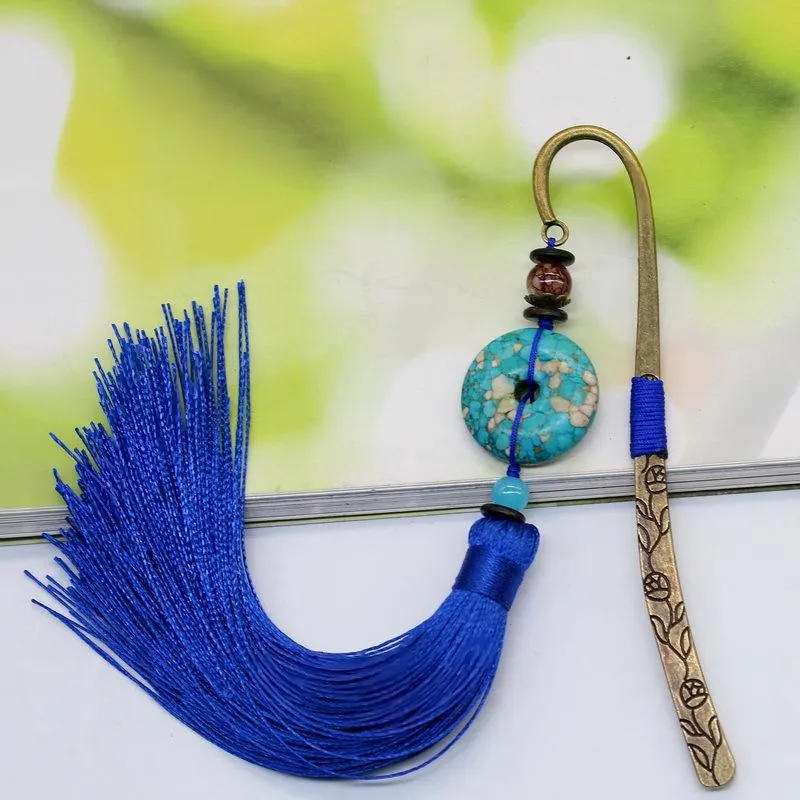 Bokmärk Metal Tassel Bokmärken Taobao Small Present Student Stationer Factory Crafts Chinese Style