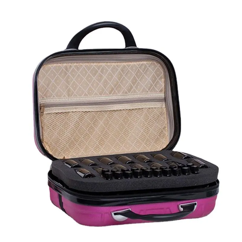 Sacs de rangement 84 grille Eva sac d'huile essentielle boîte de voyage multifonctionnelle adaptée à la bouteille Portable Doterra