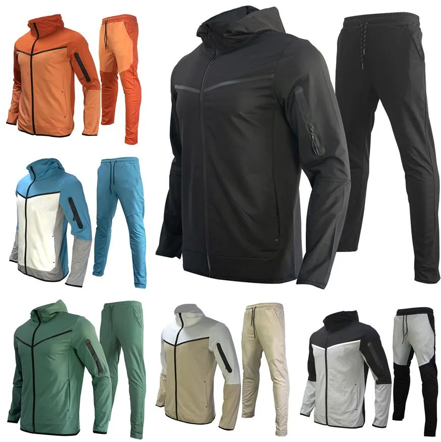 Polaire technique pour hommes Survêtements concepteur de sport Survêtement à capuche Sweat femme Costumes vêtement Jogging Hoodie Marques Jogger Veste Pantalon Ensembles Sporting Basketball