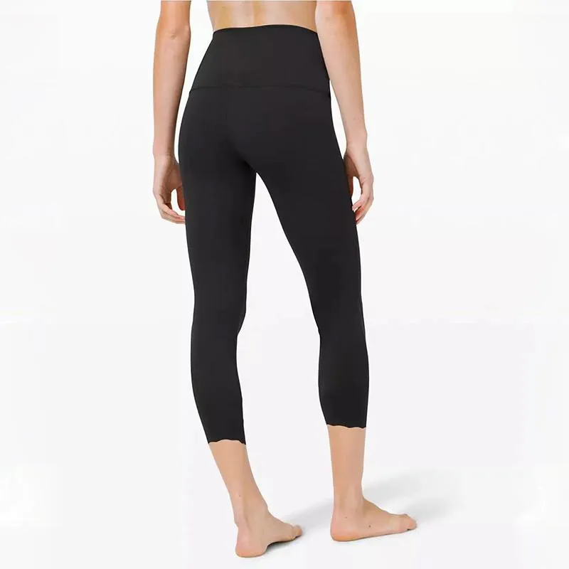 Yoga pétale en forme de pantalon de pantalon de pantalon de pantalon respirable culotte gymnastique jambes de sport sportif ajustement de la taille pantalon de taille pour femmes en cours d'exécution en plein air SKU17200