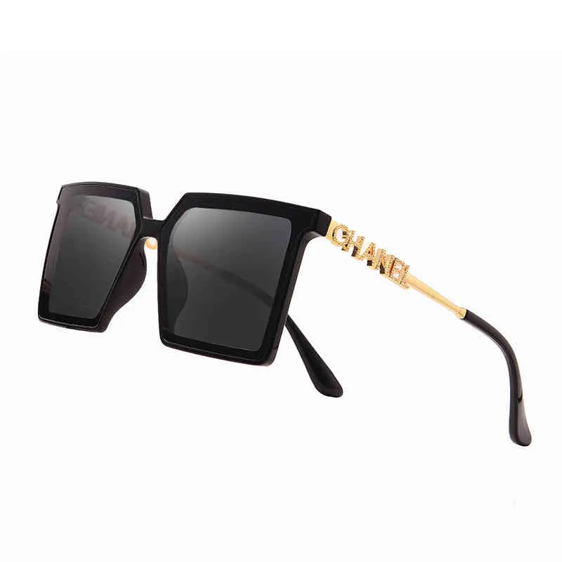 Прибытие 2021 Прямоугольники Футуристические Солнцезащитные очки Женщины Мужчины Большие Модные оттенки Негабаритный фестиваль Oculos De Sol Feminino