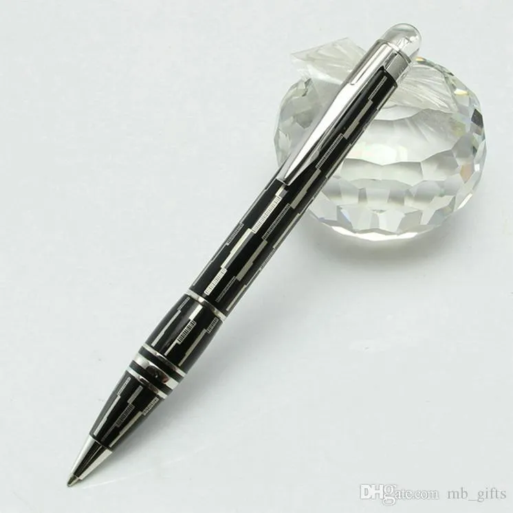 Оптовая высокая качественная смола / Matel Ballpoint Pen Office Студент Черные чернила 0.7 мм Ручки Nib
