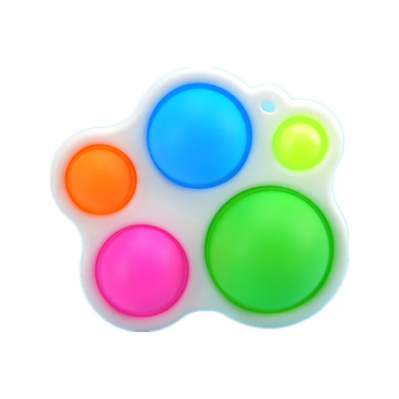 2022 Simple Dimple Fidget Toy Sensory Toys For Baby Silicone Flipping Board Early Educational