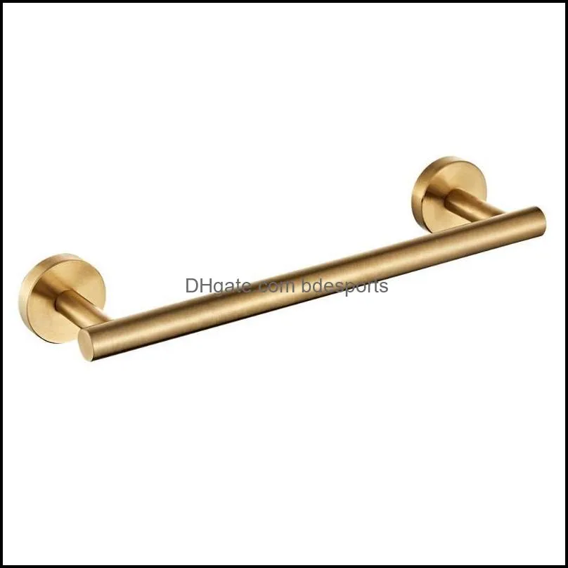 Bath Accessory Set Gold Bathroom Hardware Robe Hook Single Towel Bar Paper Holder Accessories