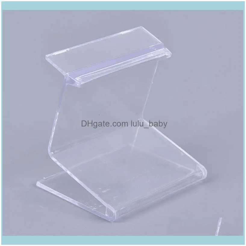 Multilayers Cellphone Jewellery Display Stand Packaging Acrylic Transparent Shelf Mobile Book Wallet Glasses Rack Jewelry Pouches,