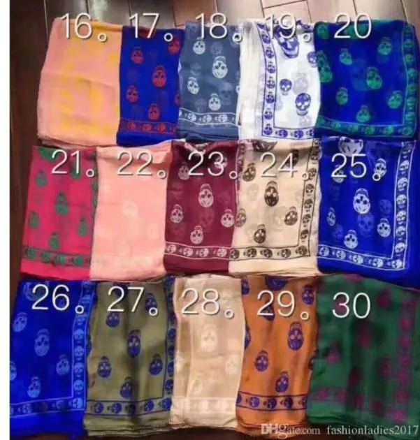 Lenço de caveira 71 cores para homens e mulheres, melhor qualidade 100% pur seda cetim moda feminina itália marca cachecóis pashmina xales