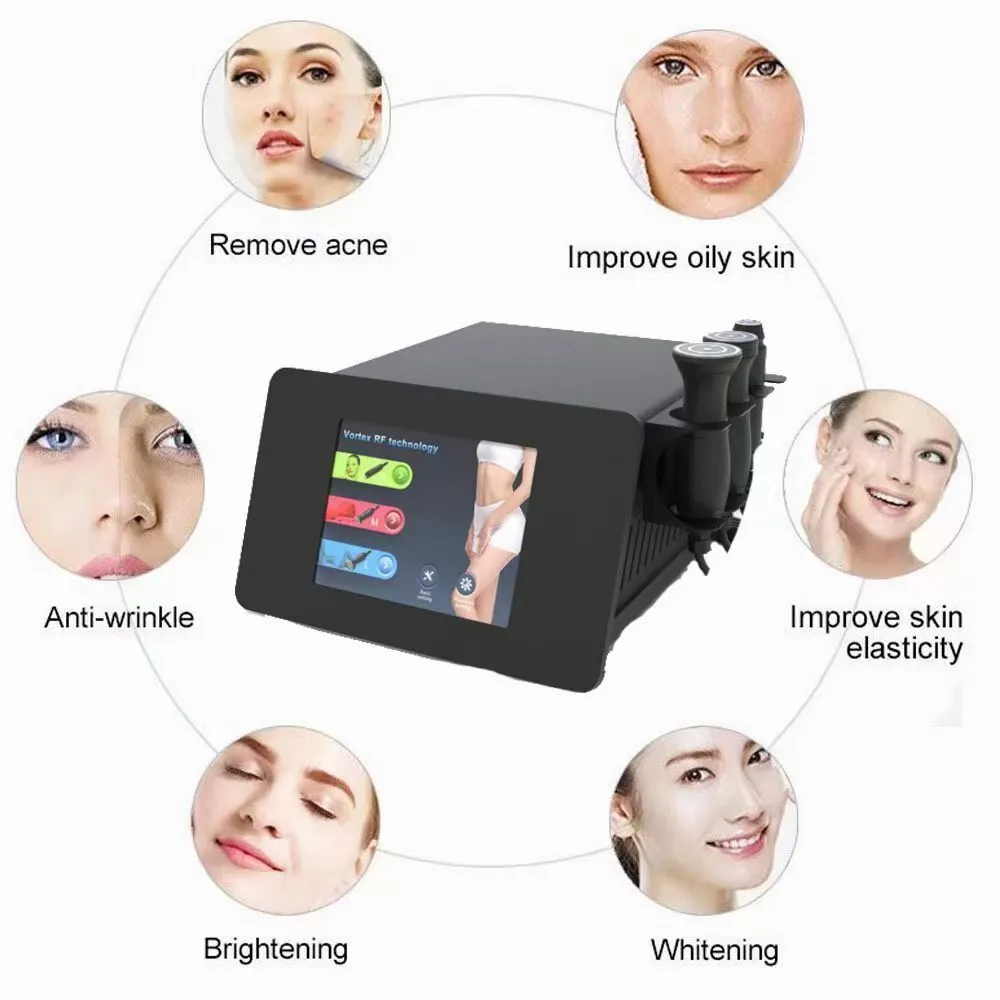 Radio Frequency Skin Tightening Machine with 3 Handles Quantum