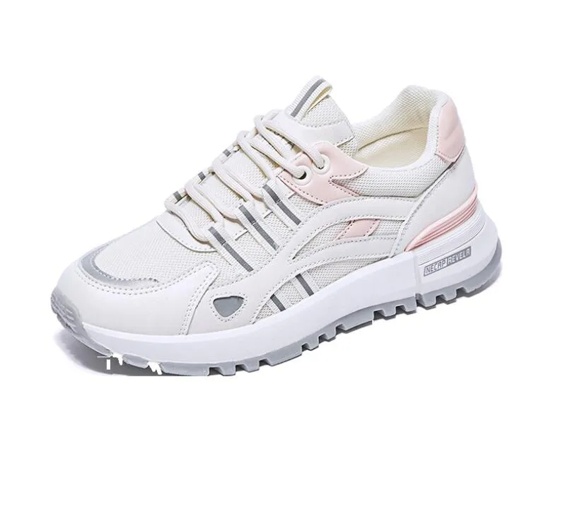 Women Casual Shoes Fashion Breathable Mesh women Sneakers White Shoes 2021 Female Flat Basket Walking Vulcanized Shoes