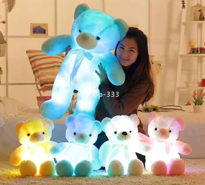 Ahorra a lo Grande en Compras al por Mayor de Oso De Peluche Con Luz Led  Light Up Animal Relleno: Regalo De Big Teddy Bear Valentine's Day, 30/50 Cm 
