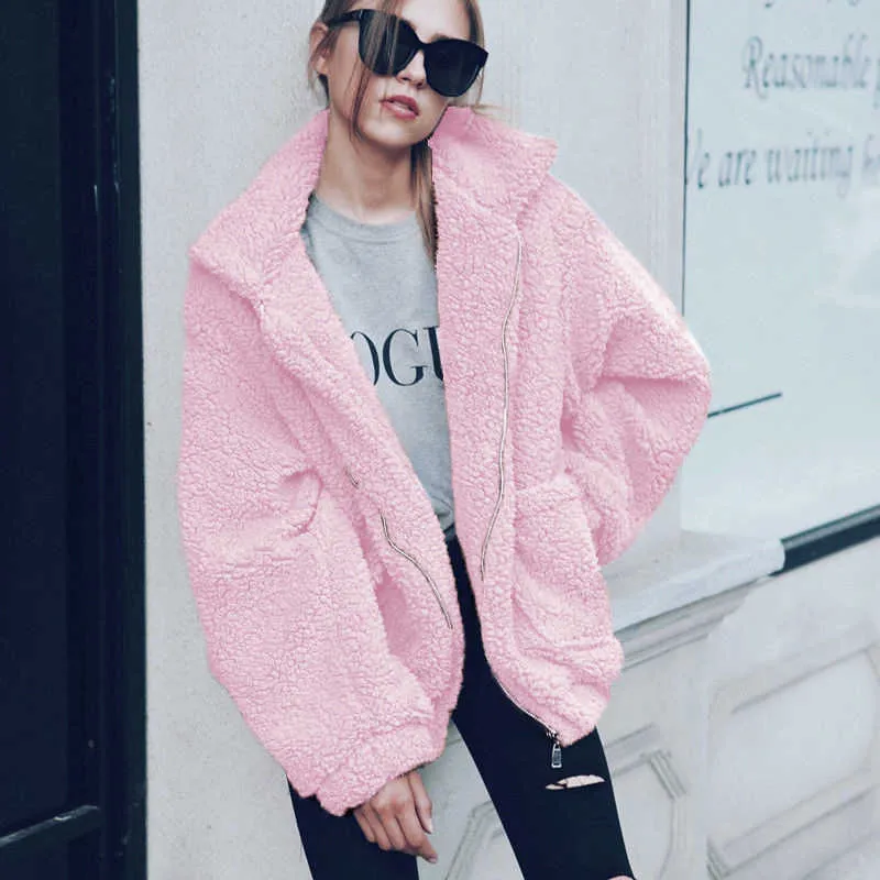 Primark pink deals teddy coat