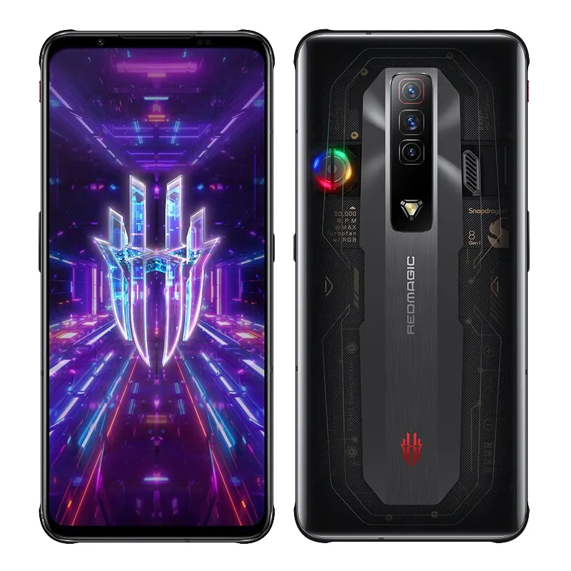 Original Nubia Red Magic 7 5G Mobiltelefon Gaming 16GB RAM 512GB ROM ACTA Core Snapdragon 8 Gen 1 64.0mp Android 6.8 "Amoled Full Screen Fingerprint ID Face Smart Cellphone