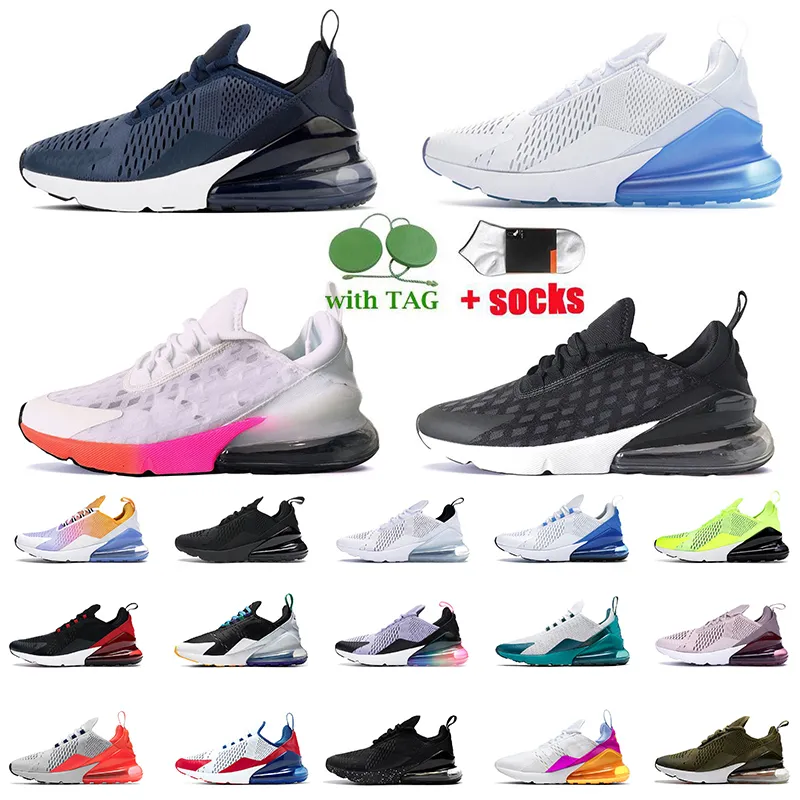 Triple White Mesh Black Men Women 270s 