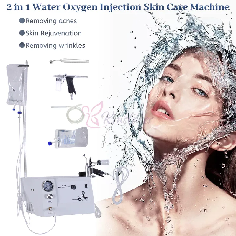 Oxygen Jet Peel Injection Spray Water Face Care Beauty Machine Acne Treatment Skin Rejuvenation Deeping Cleaning Equipment