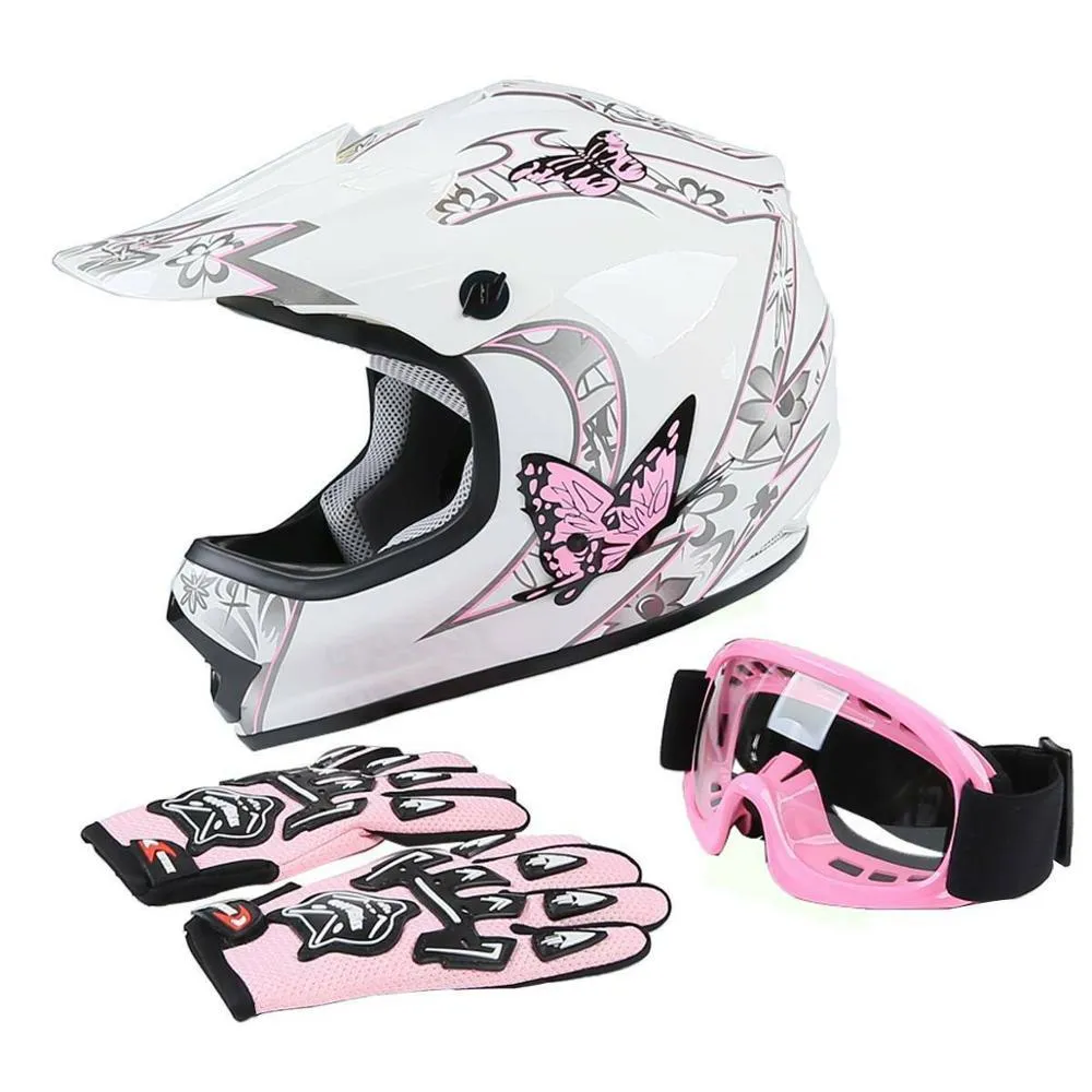 Atv goggles hot sale and gloves