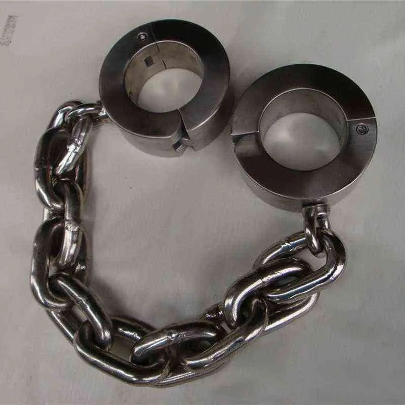 Super Weight Stainless Steel Chain Leg Irons NXY Castles Adult  