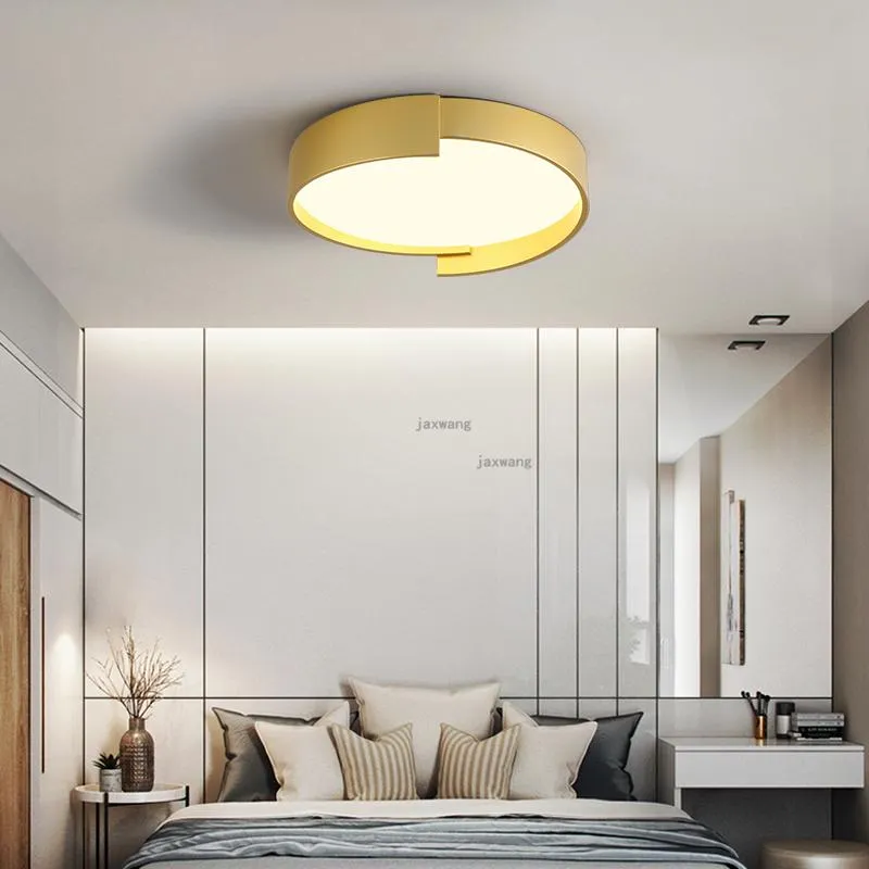 Plafoniere Lampade decorative macaron nordiche Illuminazione moderna per interni a LED Lampada a sospensione semplice per camera da letto Apparecchi da cucina