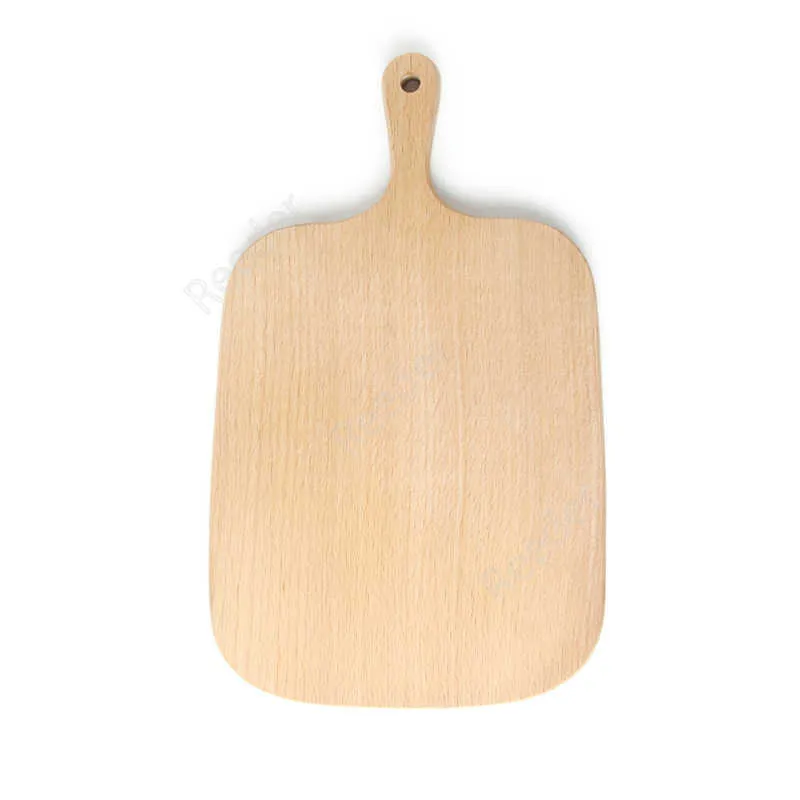 Kitchen Beech Cutting Board Home Chopping Block Cake Plate Serving Trays Wooden Bread Dish Fruit Plate Sushi Tray Baking Tool DAR269