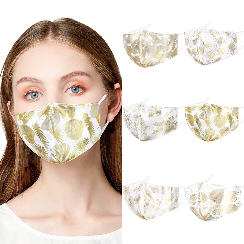 New Arrival Lato Dorosły 3D Trójwymiarowy Dustoszczelny Maska twarzy Oddychająca Oddychająca Silk Trójwarstwowa Maska drukarska