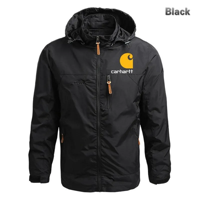 Giacche da uomo Utensili Marca Uomo Abbigliamento con cappuccio Moda Casual Tendenza Soft Shell Giacca da esterno Abbigliamento sportivo Abbigliamento