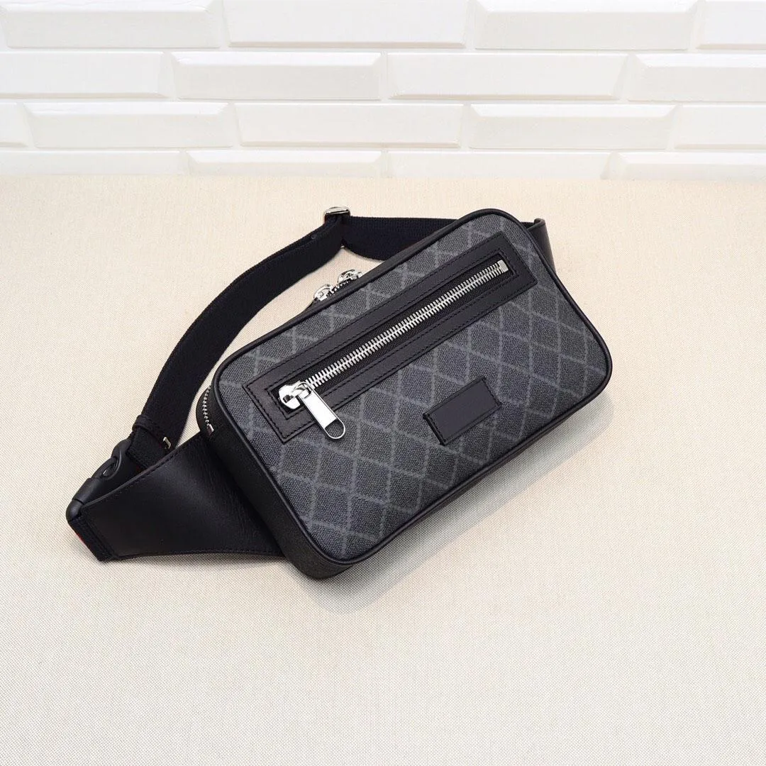 7A مصمم جودة مصمم حقيبة Bumbag Belt Bags Mens Packpack Men Tote Crossbody Poundes Messenger Handbag Wallet Fantypack 474293 24..14..5.5cm