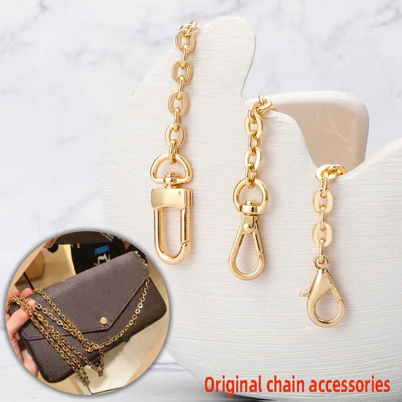 Women's bag accessories gold chain accessories high-quality custom original shoulder strap Applicable to all kinds of style bag Parts size 30-120cm