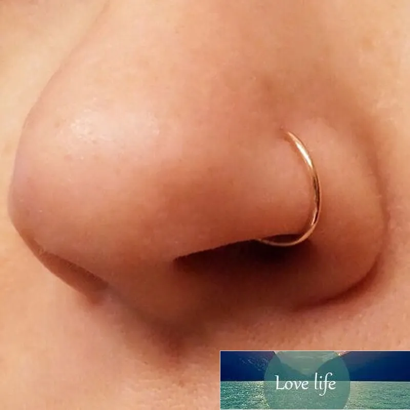 1 Stück Nasenringclips Septumring Hoop Knorpel Tragus Helix Kleine Piercing Nasenringe für Frauen Körperschmuck Zubehör Fabrikpreis Expertendesign Qualität Neueste