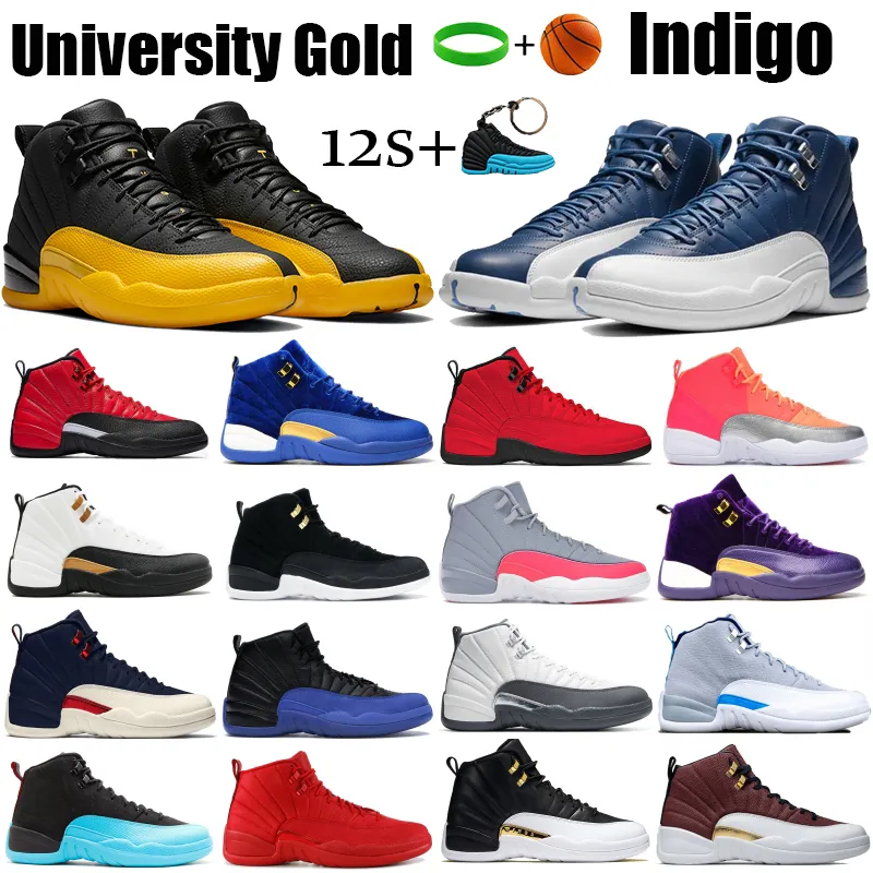 12 12s Mens Basketball Shoes 2019 New Michigan Wntr Gym Red NYC OVO Lana XII Designer Shoes Sport Sneakers Scarpe da ginnastica Taglia 40-47