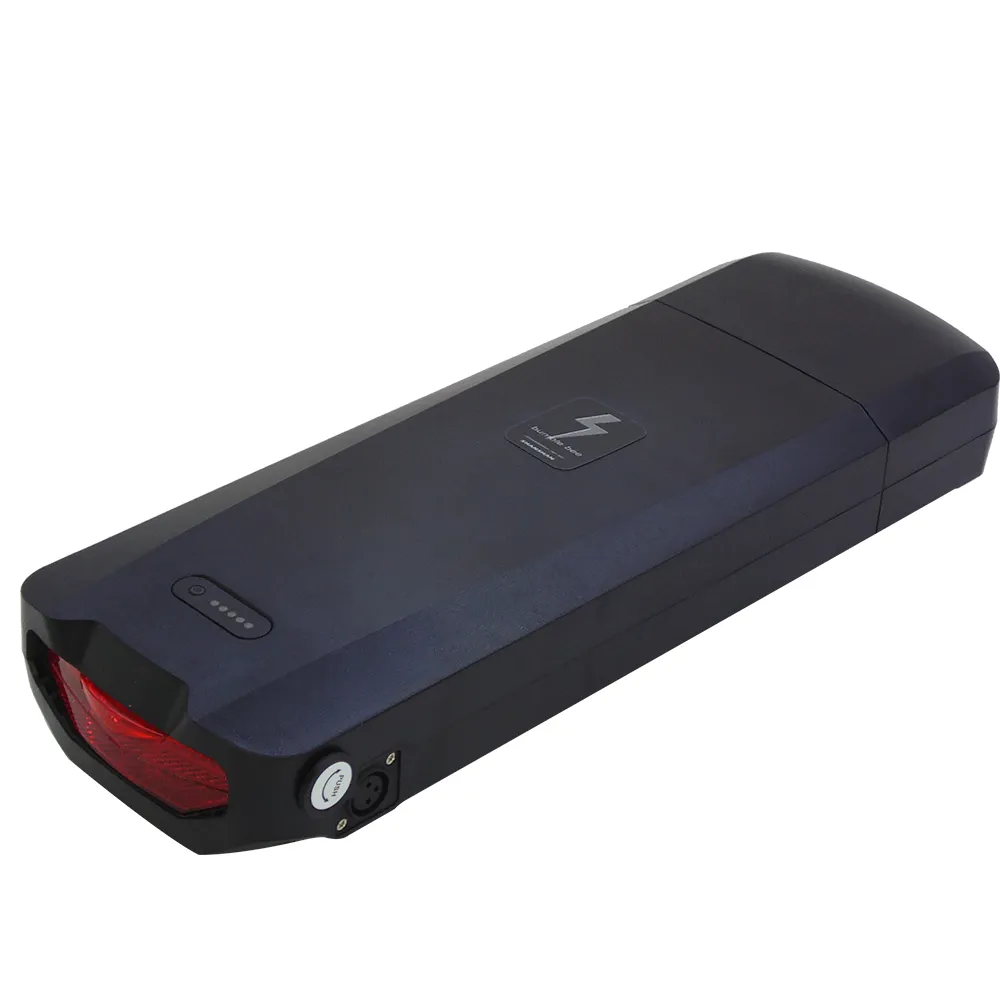 60V 20AH Sangxiaキャリアタイプ18650 Li-ion Battery Pack Shanshan SSE-078充電器付き500W 1000W 1500W電動自転車用リアラック