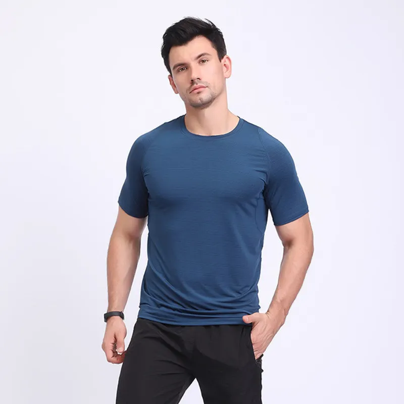 Mens Tracksuit Clothing T-shirts Tees Men Sports Fiess Breathable Basketball Training Outdoor Running Casual T-shirt