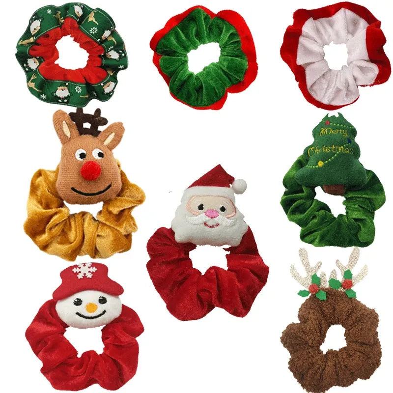 Рождественские подарки Party Hars Flantel Santa Claus Elk Xmas Snowman Headdress волос кольцо аксессуары орнаменты XD24746