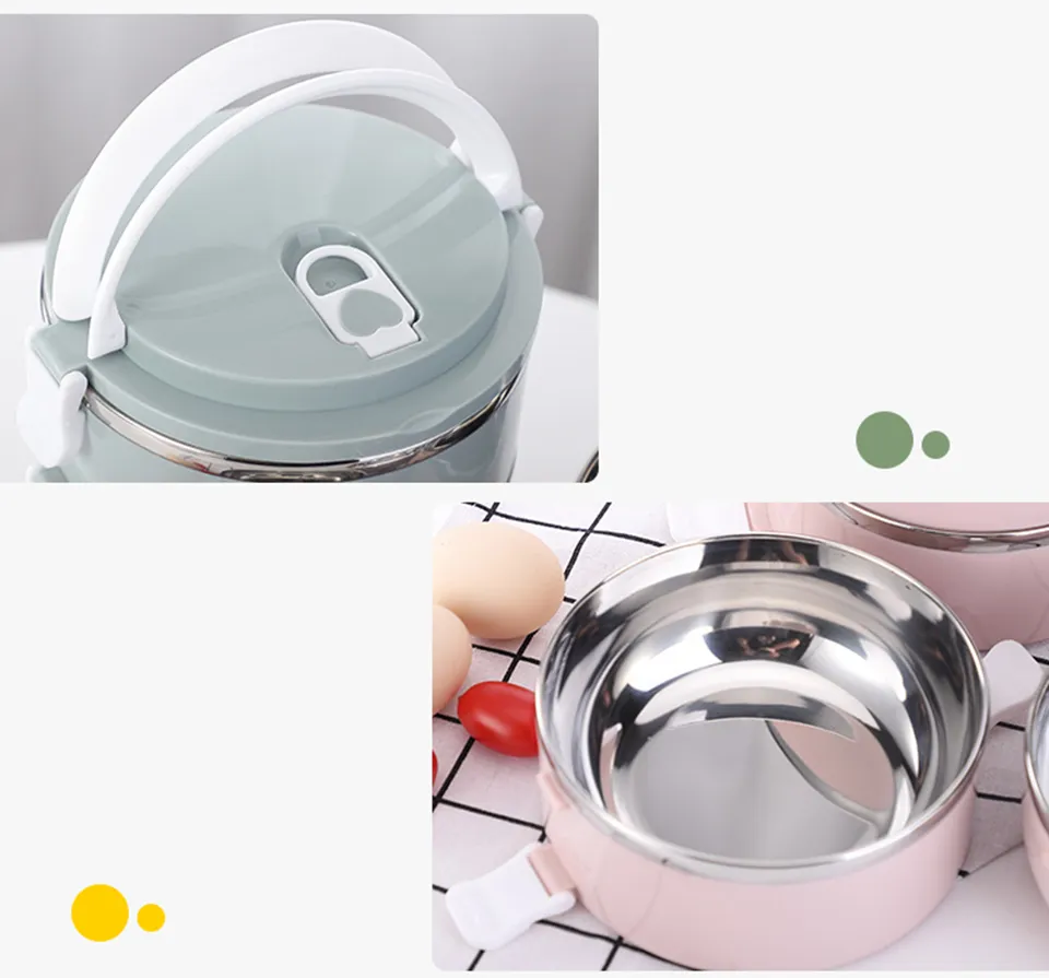 LIYIMENG 304 Stainless Steel Japanese Lunch Box Thermal For Food Portable LunchBox For Kids Picnic Office Workers School17